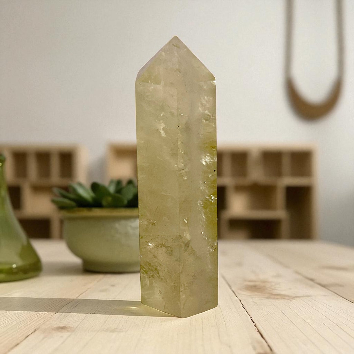 Citrin I Obelisk I 6 cm I ca. 40 gr. I Schutzstein für pure Lebensfreude I Heilstein I Brasilien