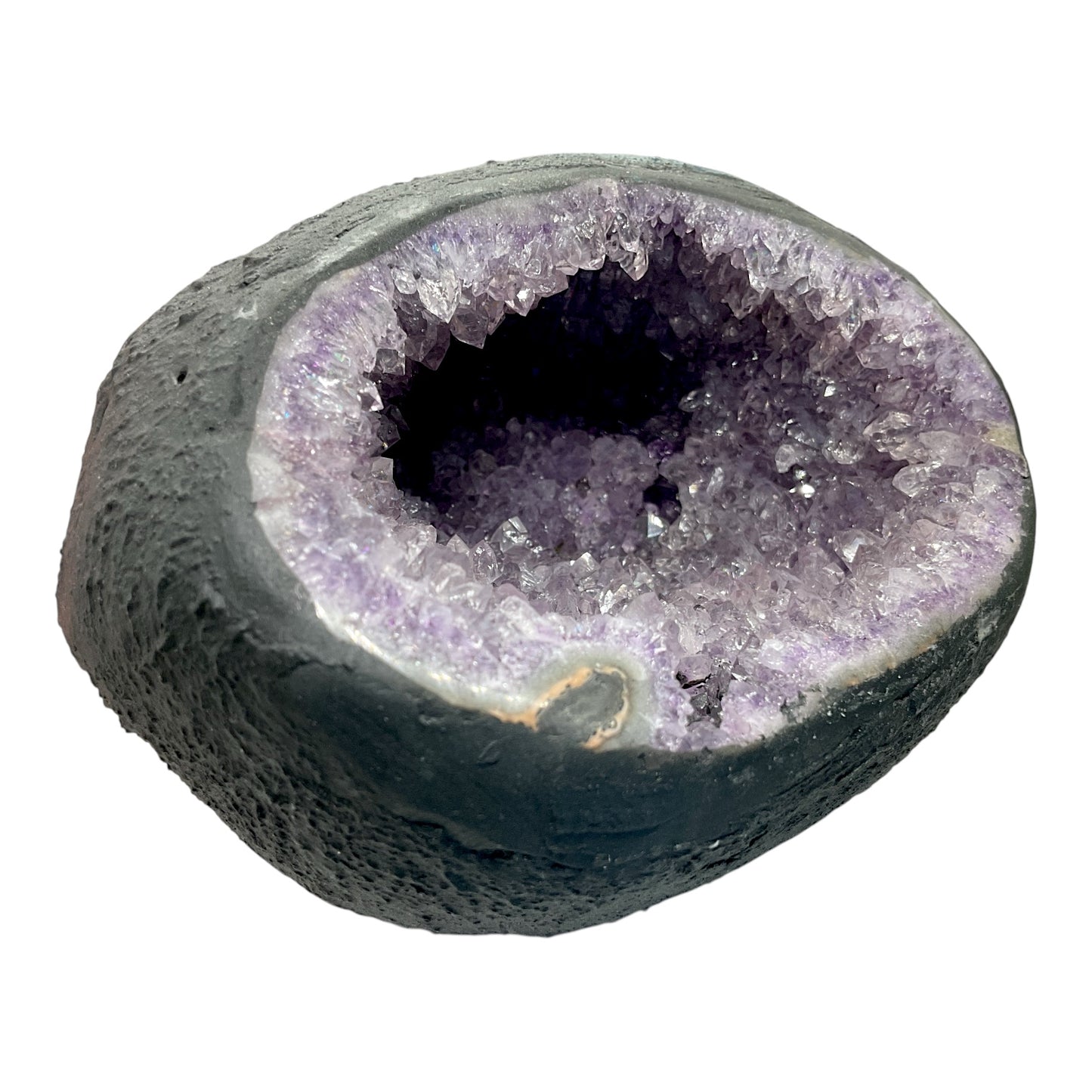Amethyst Druse Minidruse mit phantastischen Kristallen I 1,13 KG I 13x11x10 cm I Blickfang I Unikat-Masterpiece 1619 I Brasilien