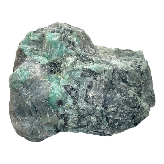 Smaragd Rohstein | 488gr. I 2440 ct I 10x7x6cm I farbintensiv | Top 1A-Qualität | Unikat-Masterpiece 1651 I Brasilien