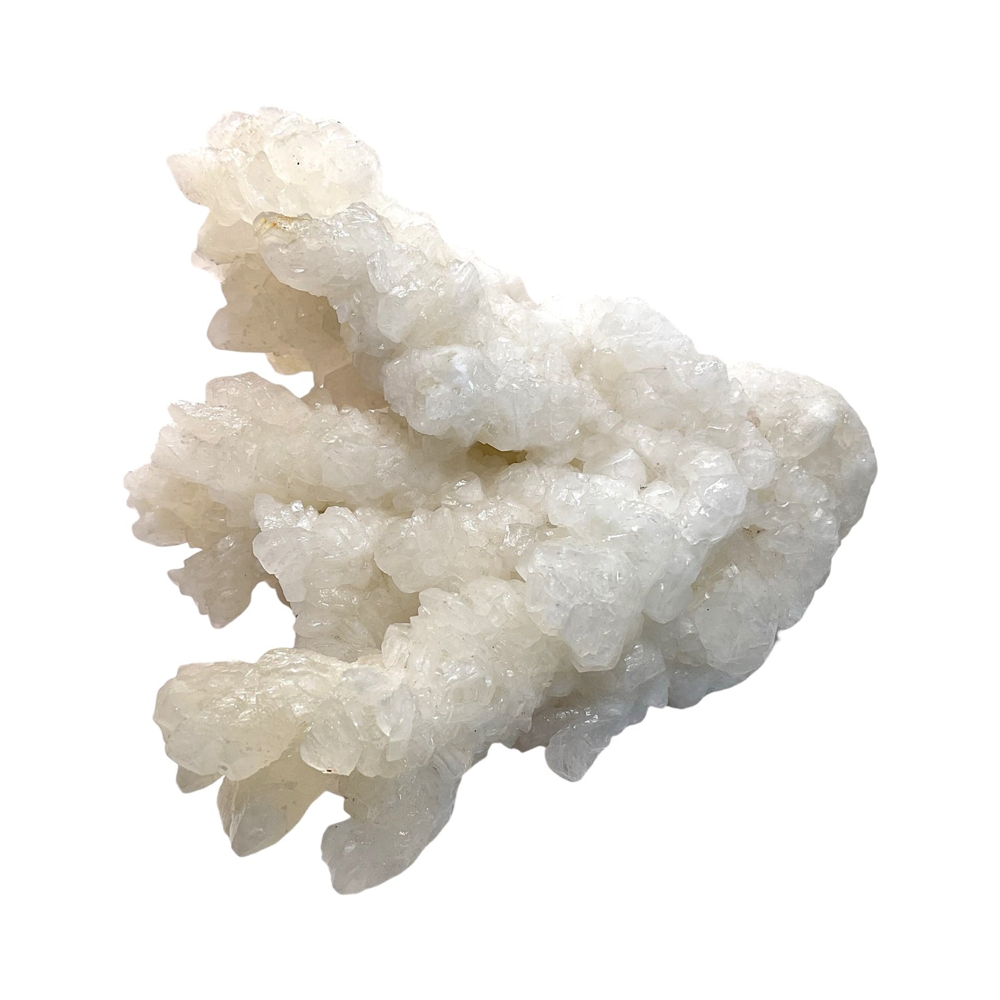 Aragonit weiß Kristall I Stufe I 481gr. I 11x11x8cm I Sammlerstück I Unikat-Masterpiece 1656 I Mexiko-Durango