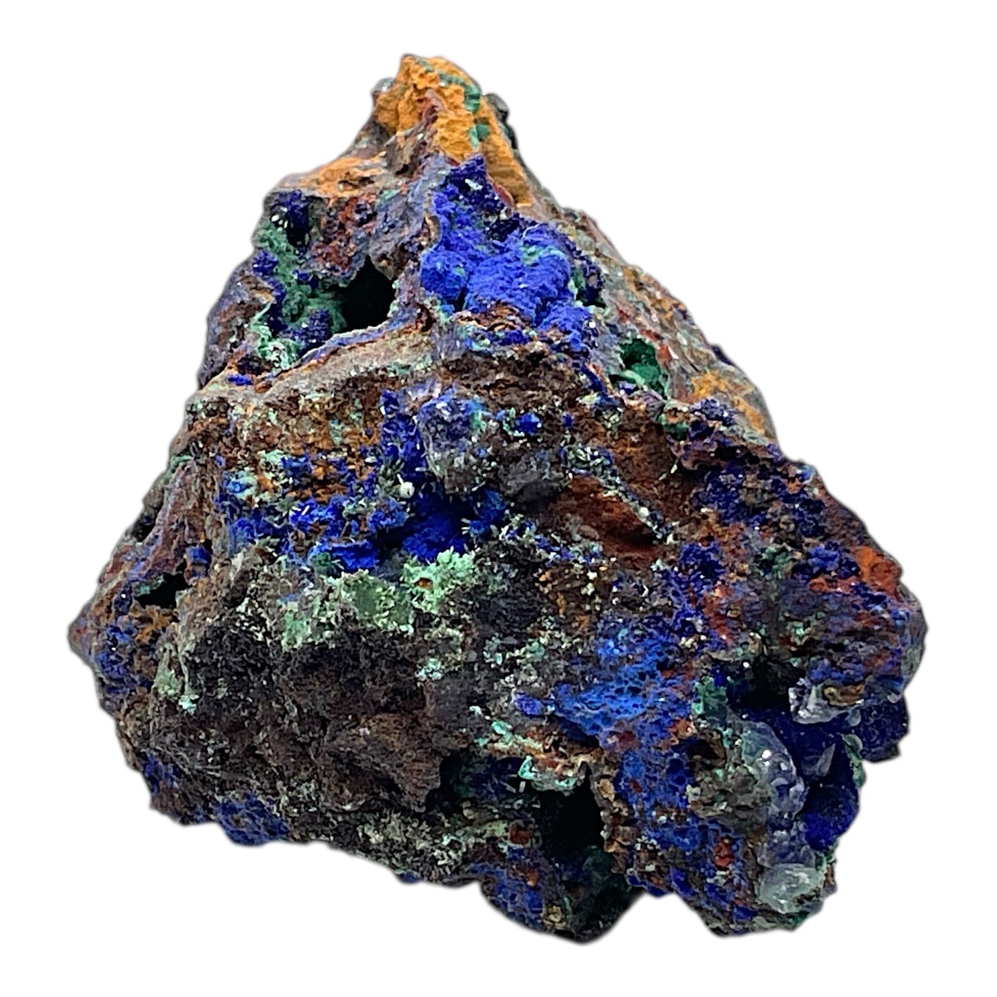 Prächtiger Azurit-Malachit Rohstein | 145 Gramm I 50x50x50mm I  I Lieferung incl. Acrylständer I Marokko I Unikat-Masterpiece 1509