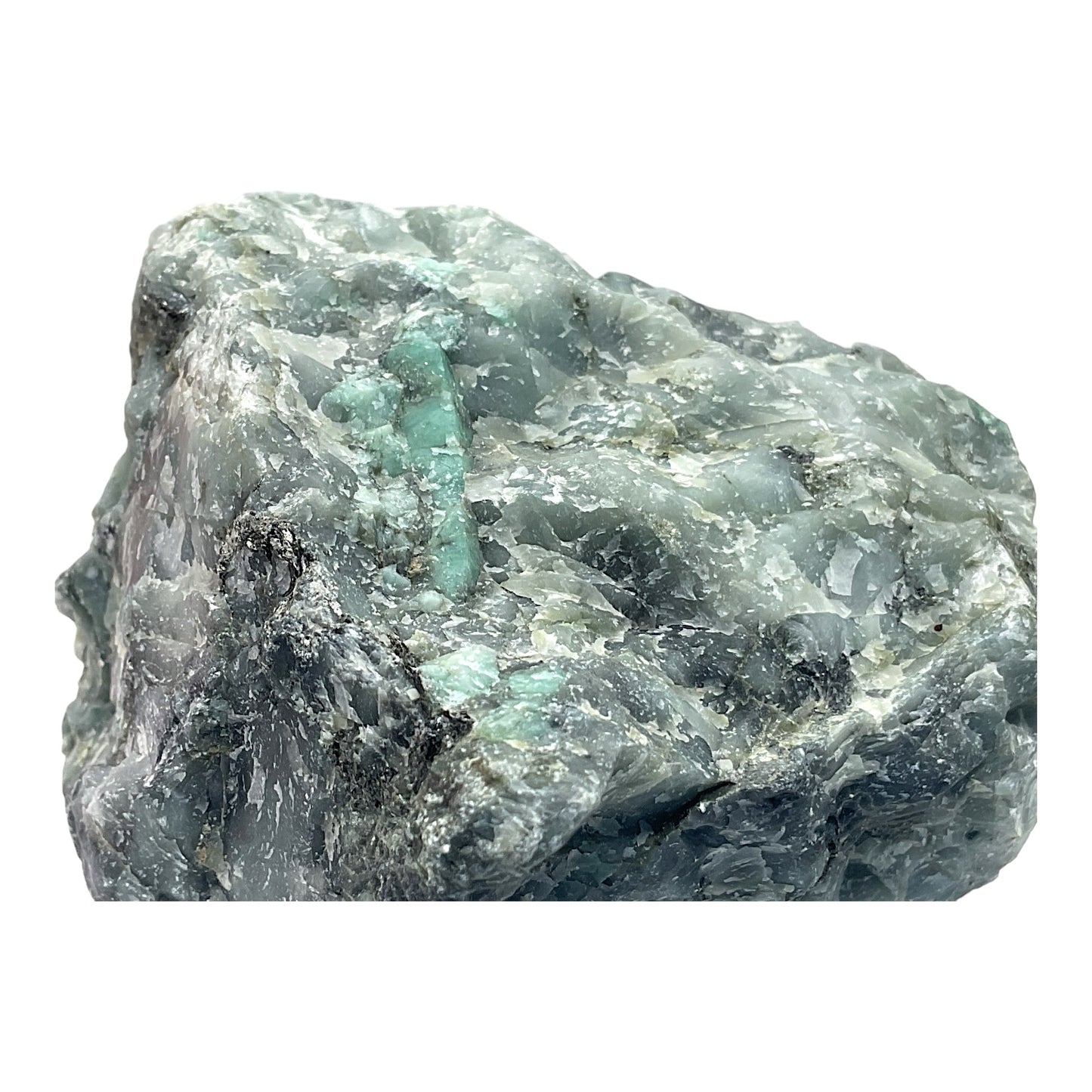 Smaragd Rohstein aus Brasilien – 376 g (1880 ct) – ca. 8 x 6 x 7 cm – AAA Qualität – Farbintensiver grüner Edelstein – Unikat Masterpiece 1651