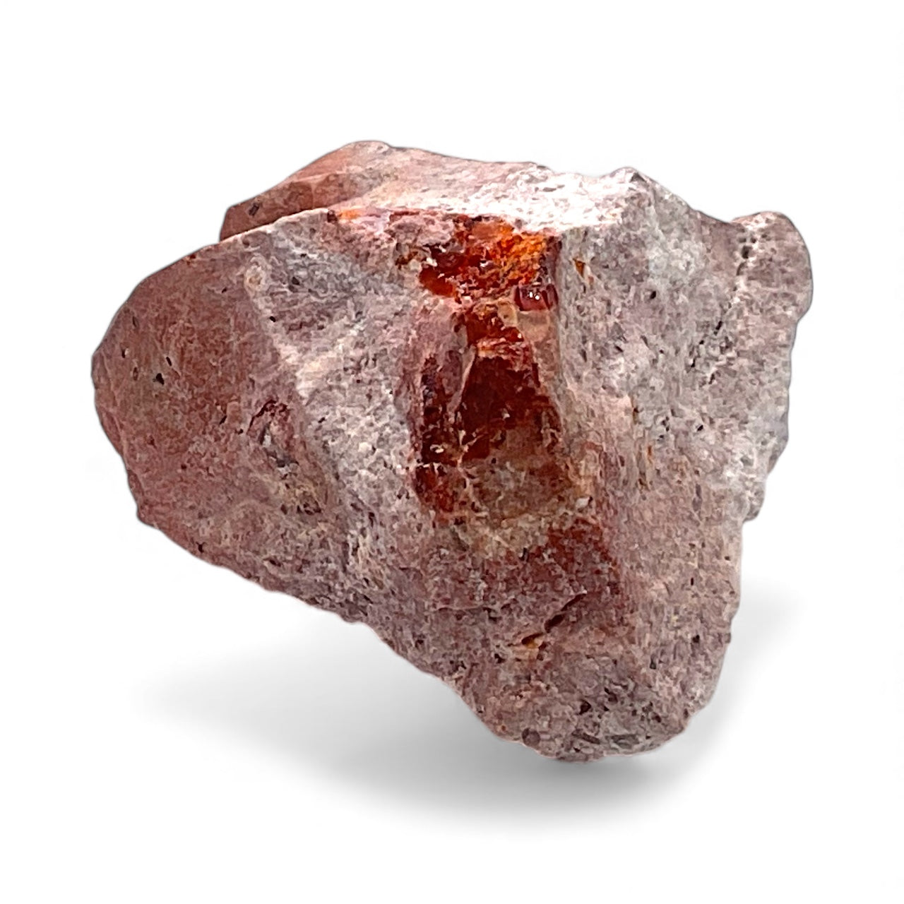 Feueropal Edelstein Rohstein I 28 gr. I 40x40x25 mm I Unikat-Masterpiece 1547 I Mexiko