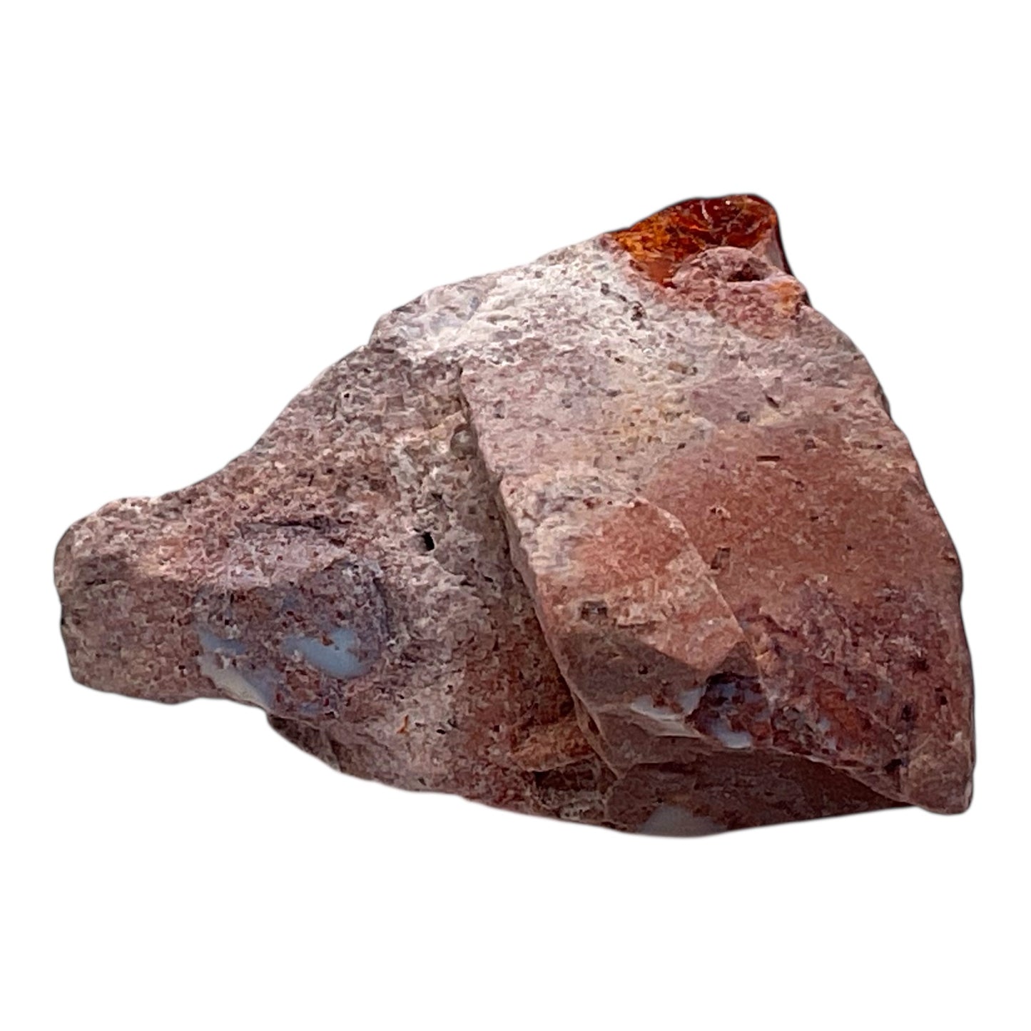 Feueropal Edelstein Rohstein I 28 gr. I 40x40x25 mm I Unikat-Masterpiece 1547 I Mexiko