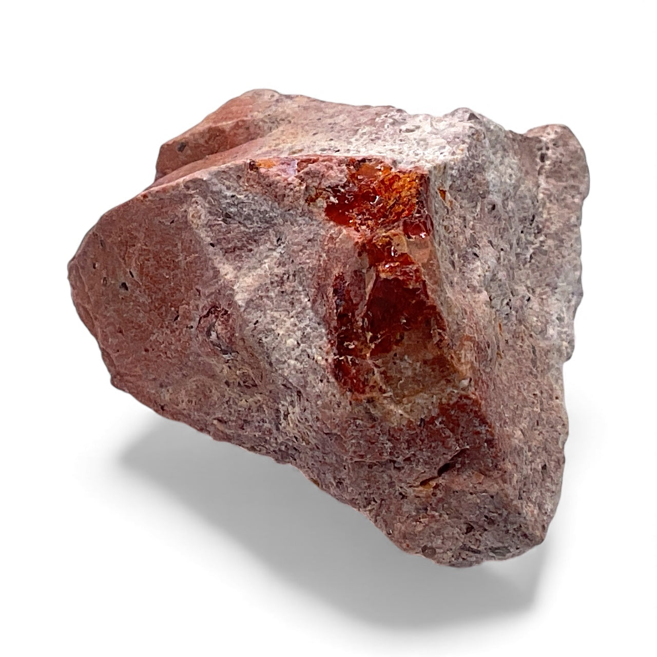 Feueropal Edelstein Rohstein I 28 gr. I 40x40x25 mm I Unikat-Masterpiece 1547 I Mexiko