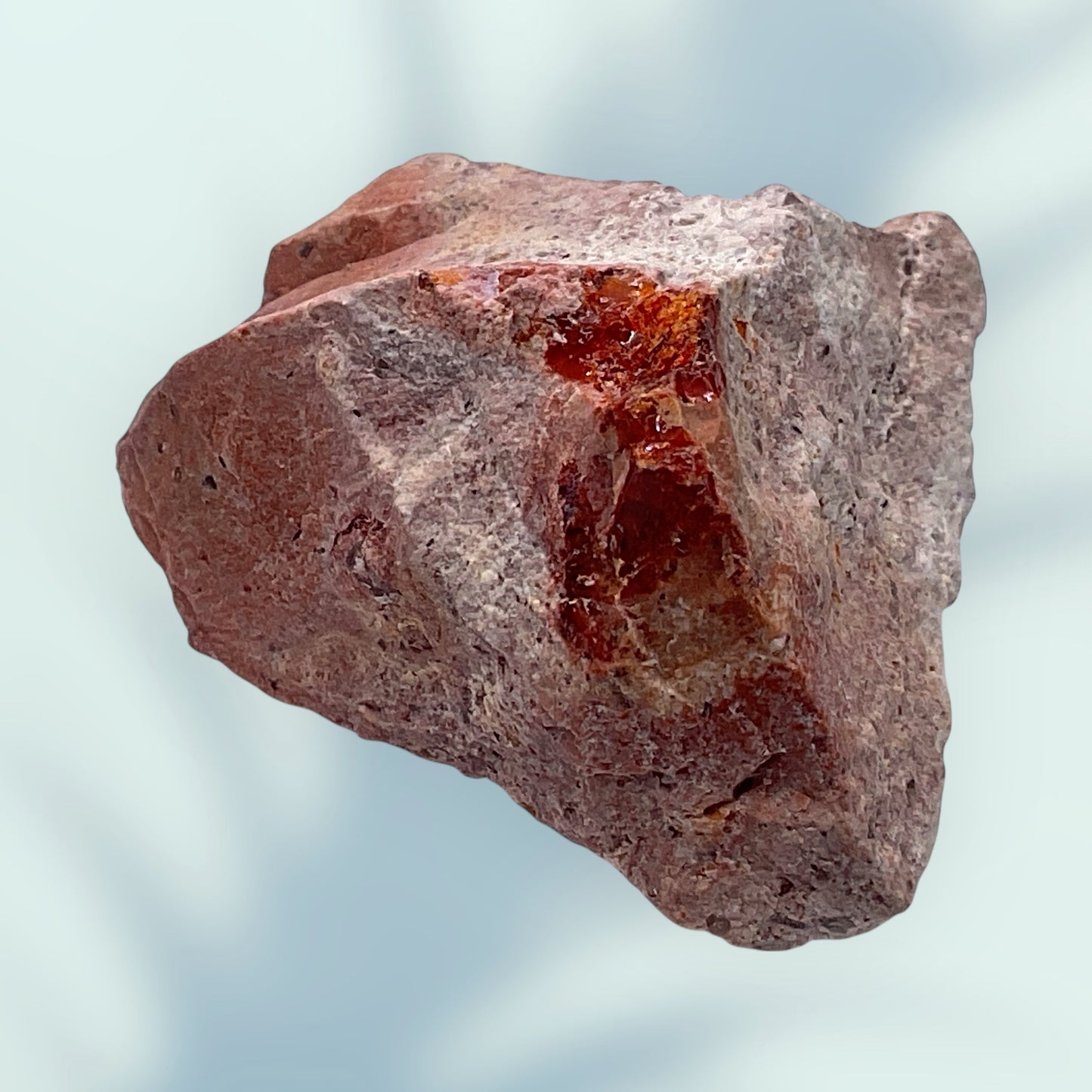 Feueropal Edelstein Rohstein I 28 gr. I 40x40x25 mm I Unikat-Masterpiece 1547 I Mexiko