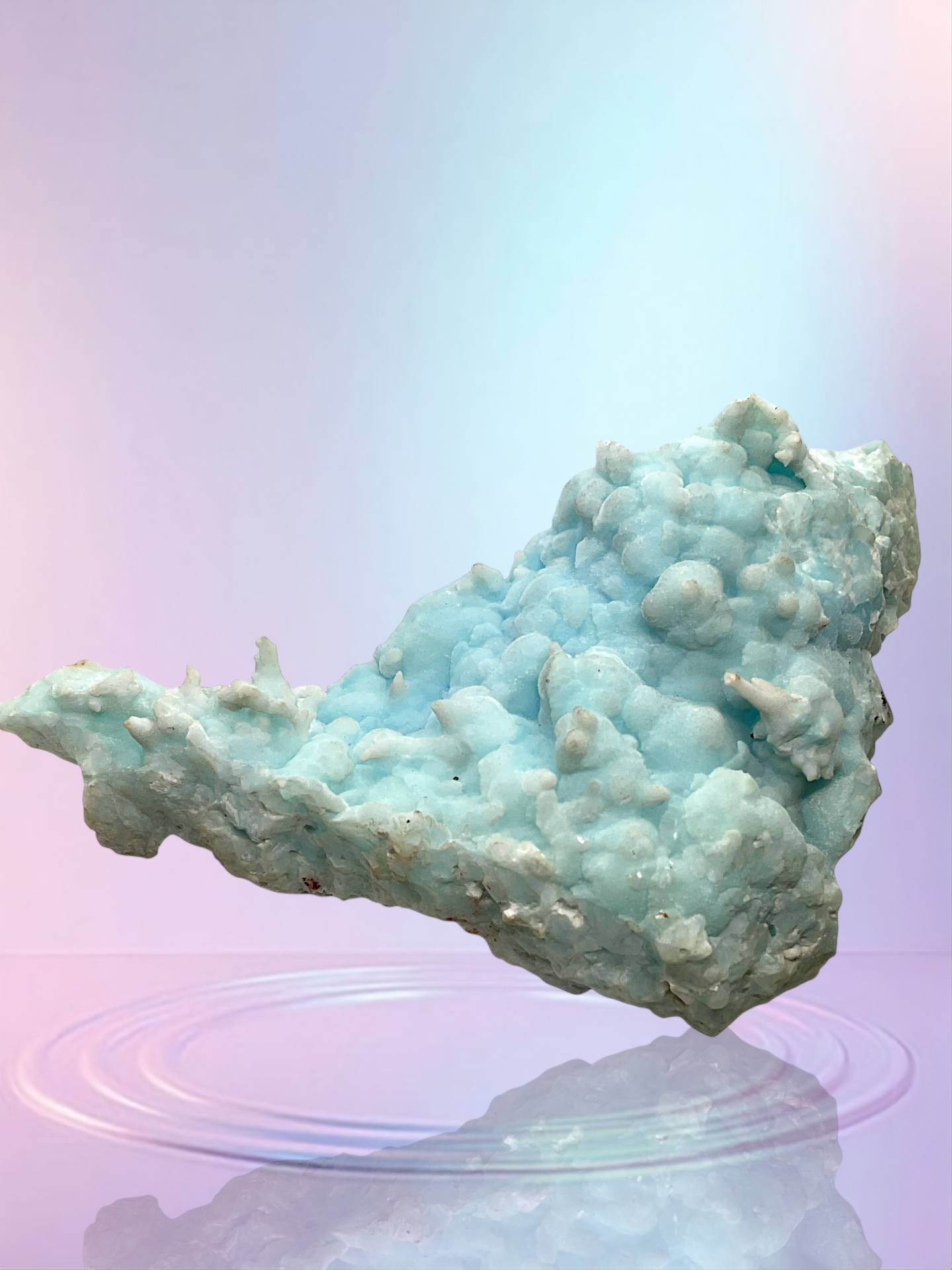 Aragonit blau Stufe I 355gr. I 15x7x5cm I Sammlerstück I Unikat S3019 I Griechenland-Laurion