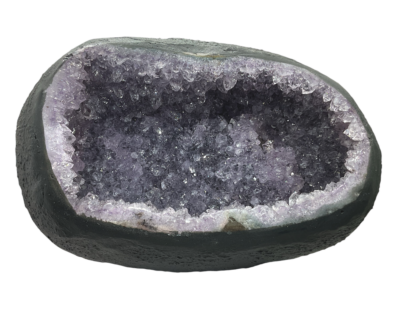Amethyst Druse I 1,948 KG I 16x12x11 cm I Blickfang I Highlight für jeden Raum I Unikat-Masterpiece 1479 I Brasilien