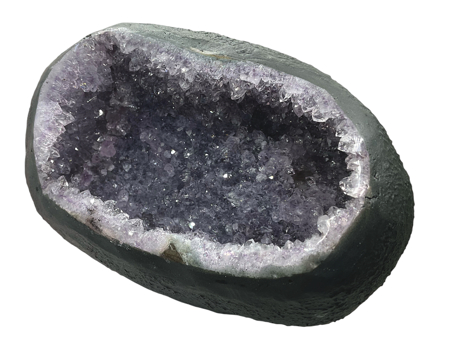 Amethyst Druse I 1,948 KG I 16x12x11 cm I Blickfang I Highlight für jeden Raum I Unikat-Masterpiece 1479 I Brasilien