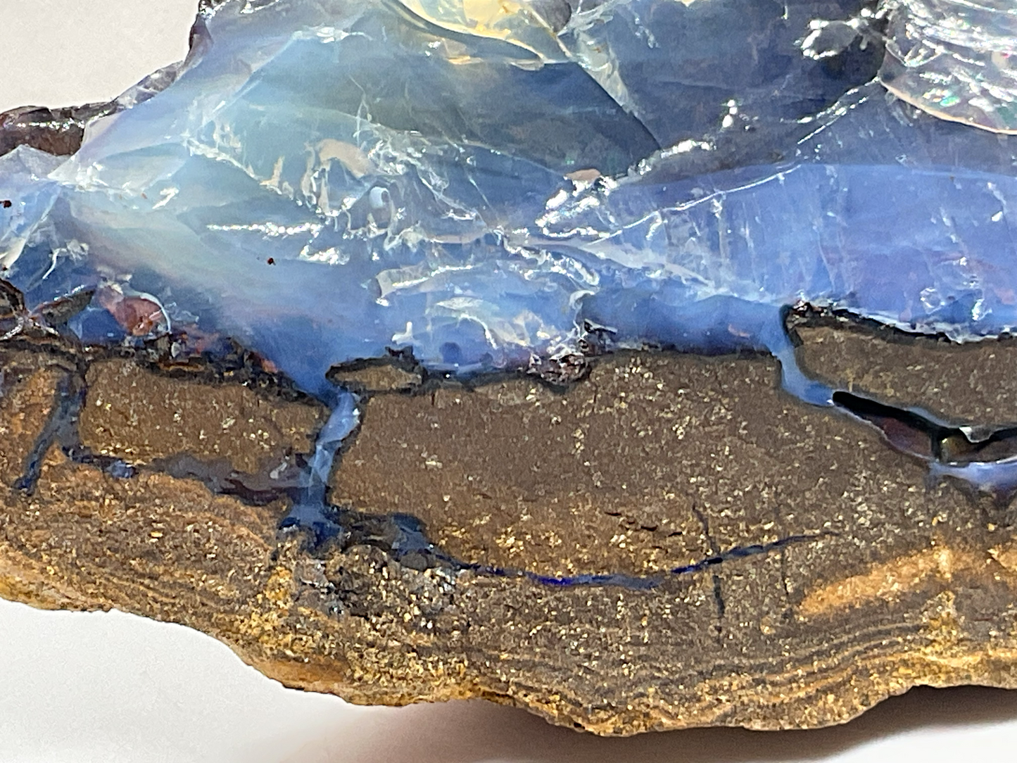 Opal Rohstein I Edelstein I 106 gr. I 8x3x5 cm I Australien I Unikat-Masterpiece 1658