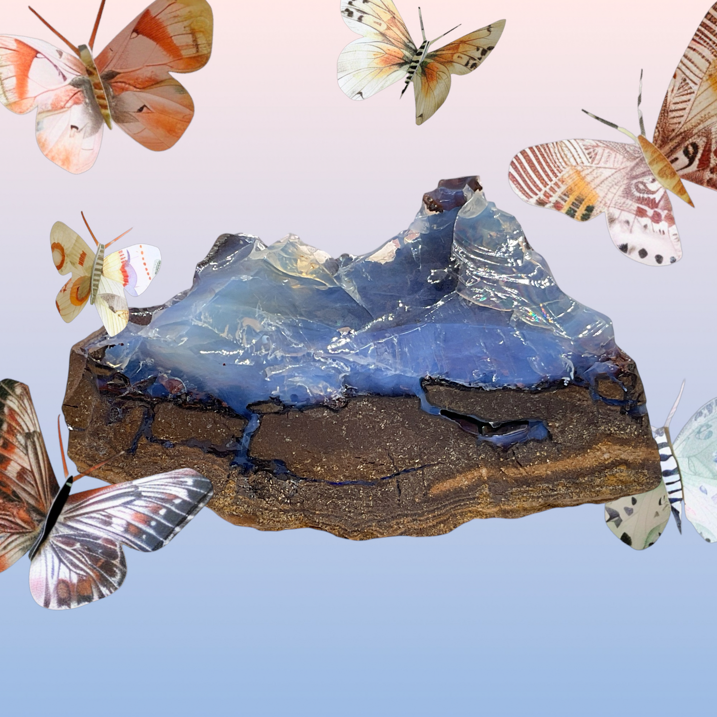 Opal Rohstein I Edelstein I 106 gr. I 8x3x5 cm I Australien I Unikat-Masterpiece 1658