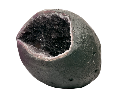 Amethyst Druse Minidruse mit phantastischen Kristallen I 0,83 KG I 11x9x8 cm I Blickfang I Unikat-Masterpiece 1622 I Brasilien