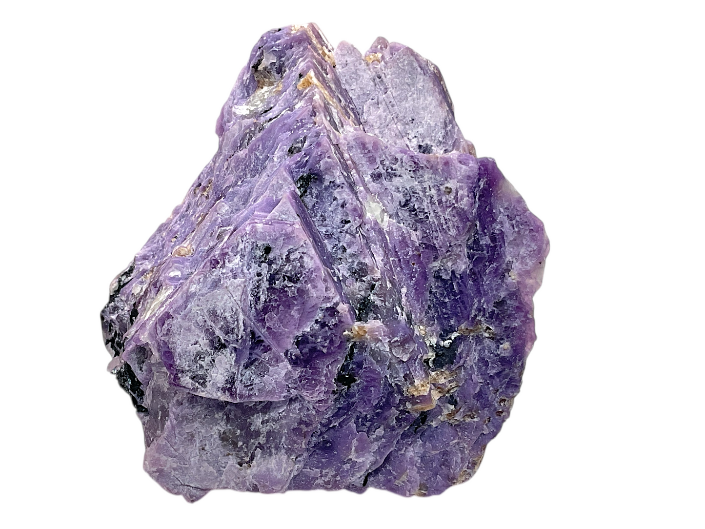 Charoit mit Tinaksit I Edelstein I Sammlerstück I 202 gr. I 6x4x7cm I Unikat-Masterpiece 1662 I Russland-Jakutien