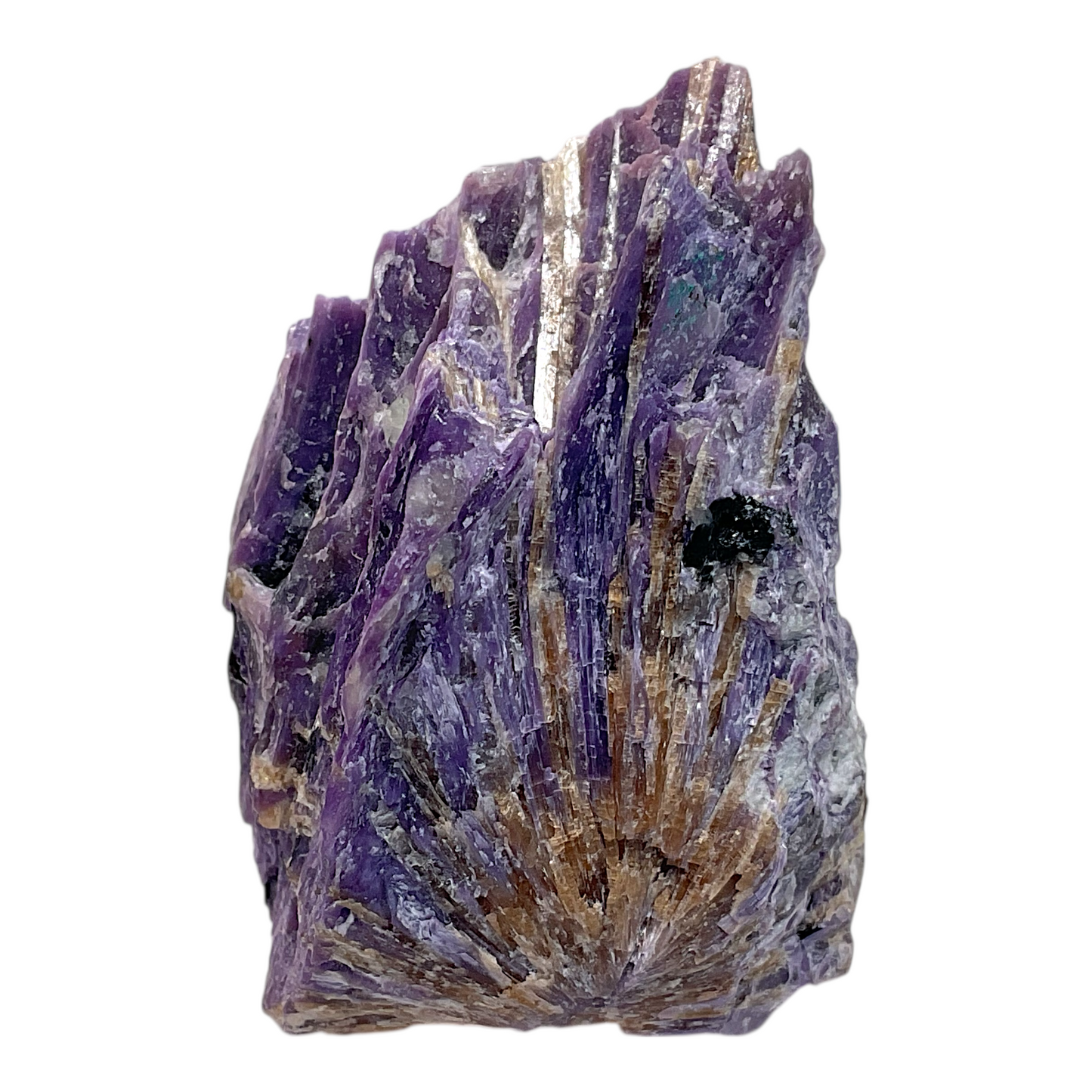 Charoit mit Tinaksit I Edelstein I Sammlerstück I 202 gr. I 6x4x7cm I Unikat-Masterpiece 1662 I Russland-Jakutien