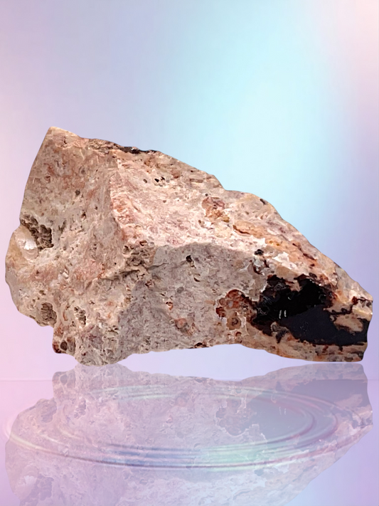 Feueropal Edelstein Rohstein I 20 gr. I 50x30x30 mm I Unikat-Masterpiece 1548 I Sammlerstück I Mexiko