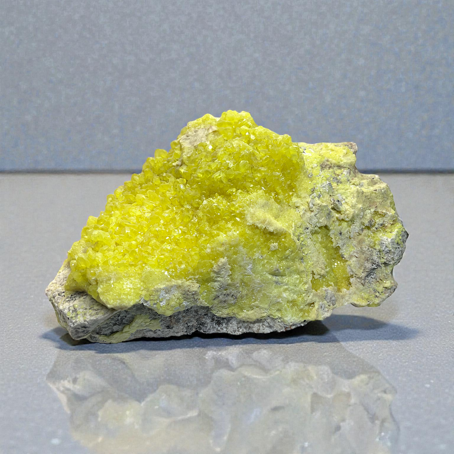 Schwefel Kristall I 840gr. I 15x10x7cm I Sammlerstück I Unikat-Masterpiece 1663 I Italien-Sizilien, Ätna