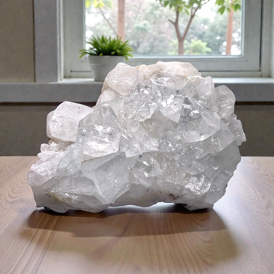 Apophyllit Kristall I Edelstein I 396gr. I 10x7x5cm I Unikat-Masterpiece 1461 I Sammlerstück I Chakra I Indien