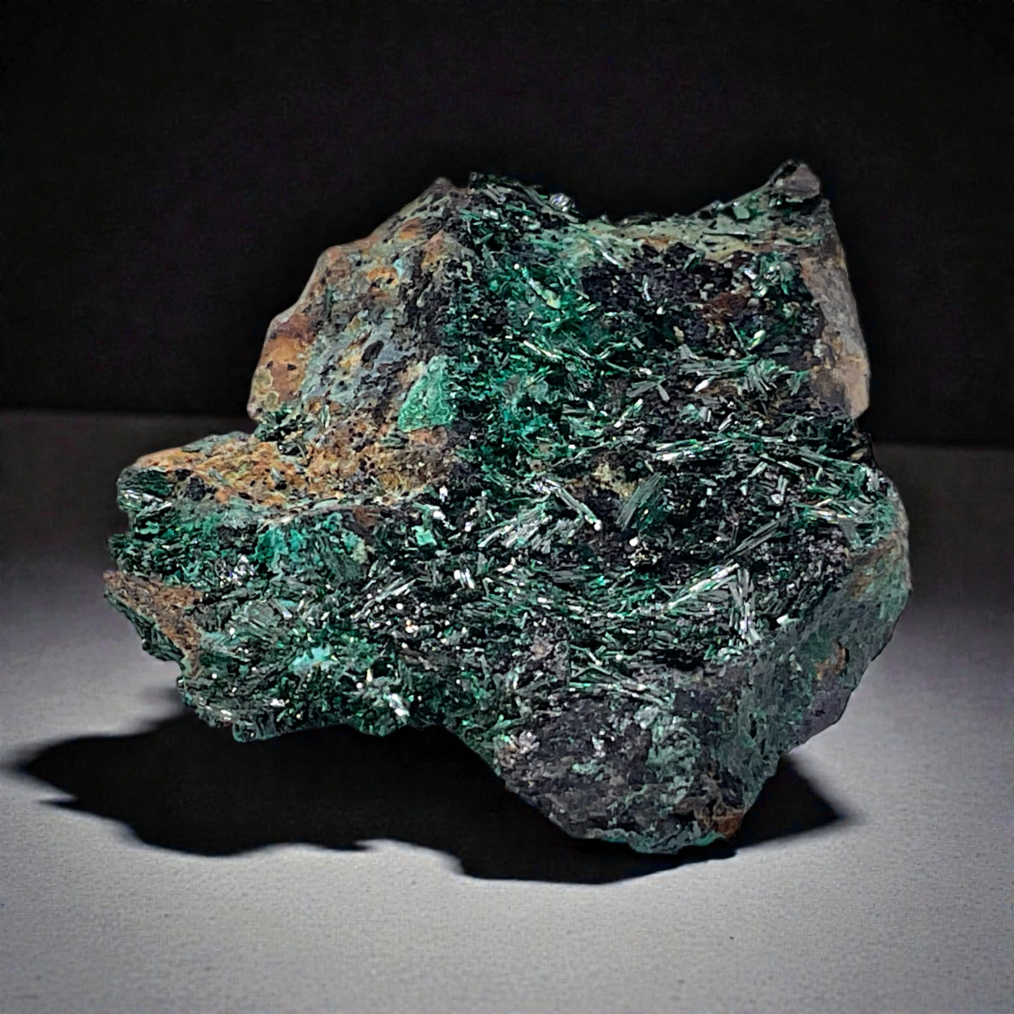 Atacamit Stufe I Kristall I Edelstein I 48gr. I 7x4,5x2cm I Sammlerstück I Unikat 1667 I Chile (La Farola Mine)
