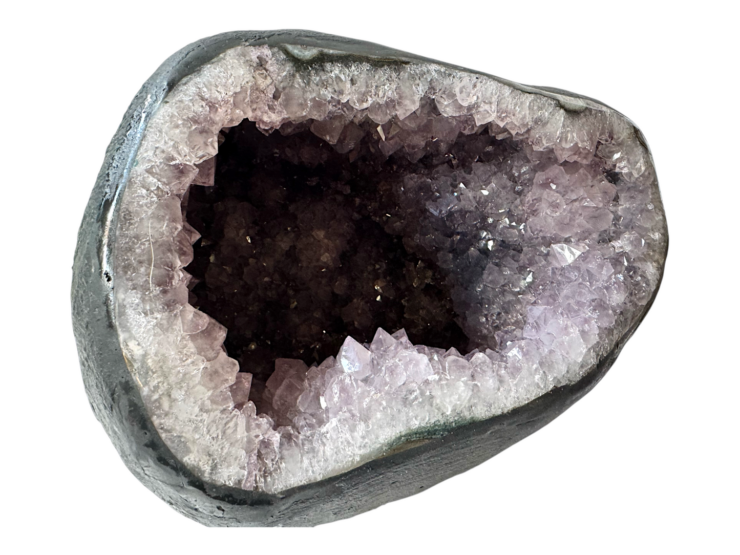 Amethyst Druse mit phantastischen Kristallen I 4,80 KG I 20x18x16 cm I Unikat-Masterpiece 1475 I Sammlerstück I Brasilien