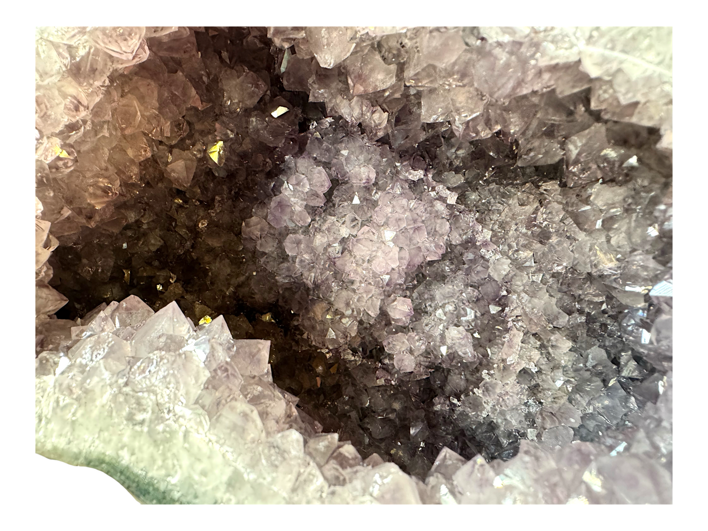 Amethyst Druse mit phantastischen Kristallen I 4,80 KG I 20x18x16 cm I Unikat-Masterpiece 1475 I Sammlerstück I Brasilien