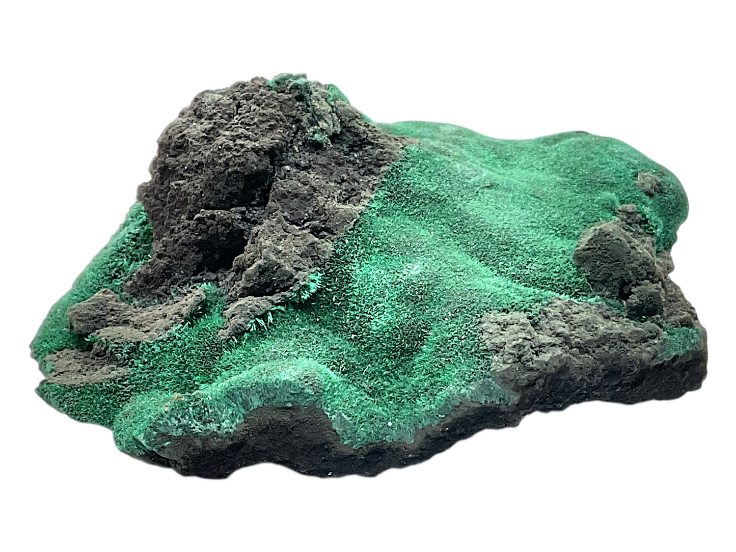 Malachit Rohstein I Edelstein I Stufe I 236gr. I 8x6x4cm I Sammlerstück I Unikat-Masterpiece S3016 I Namibia-Tsumeb