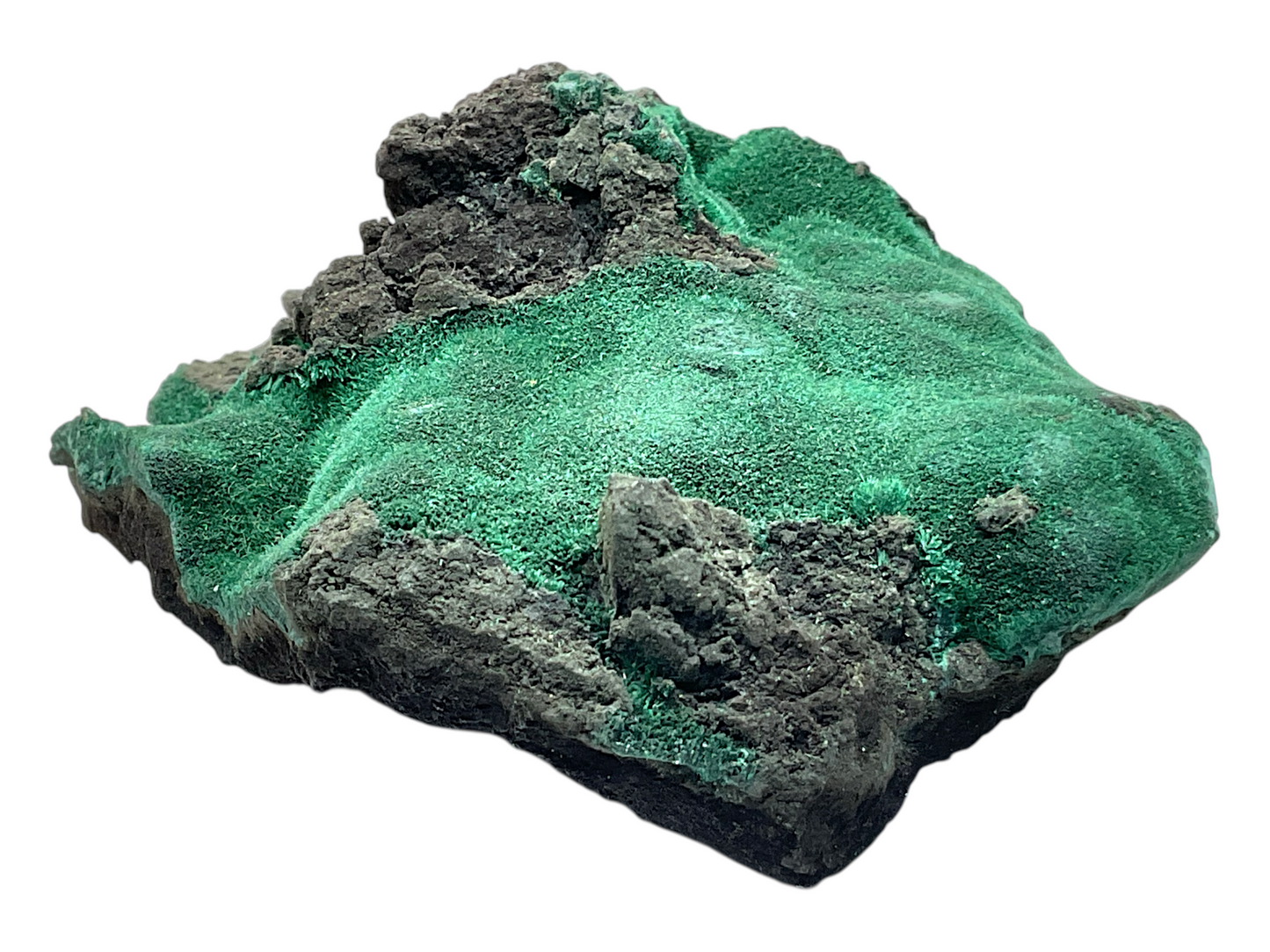 Malachit Rohstein I Edelstein I Stufe I 236gr. I 8x6x4cm I Sammlerstück I Unikat-Masterpiece S3016 I Namibia-Tsumeb