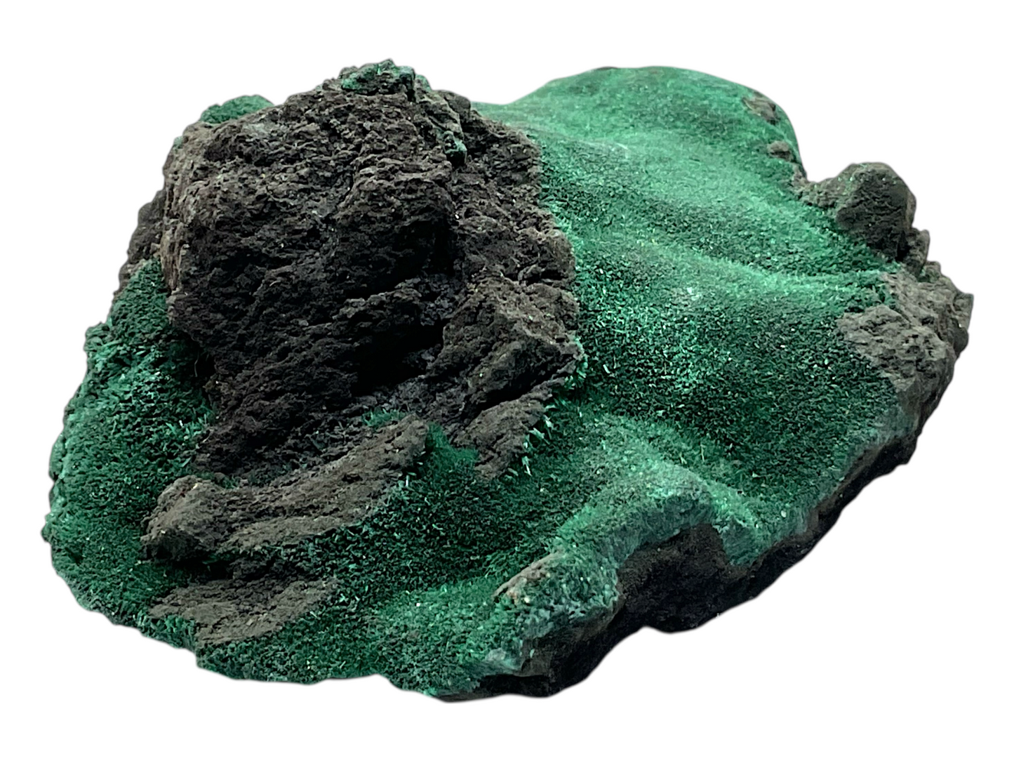 Malachit Rohstein I Edelstein I Stufe I 236gr. I 8x6x4cm I Sammlerstück I Unikat-Masterpiece S3016 I Namibia-Tsumeb