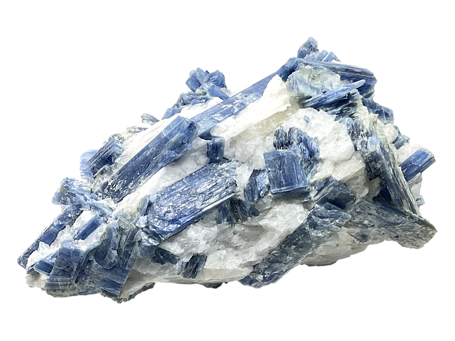 Kyanit Rohstein I Cyanit I Disthen I 721gr. I 13x9x7 cm I Blickfang I Unikat-Masterpiece 1673 I Sammlerstück I steht für Selbstüberwindung I Brasilien