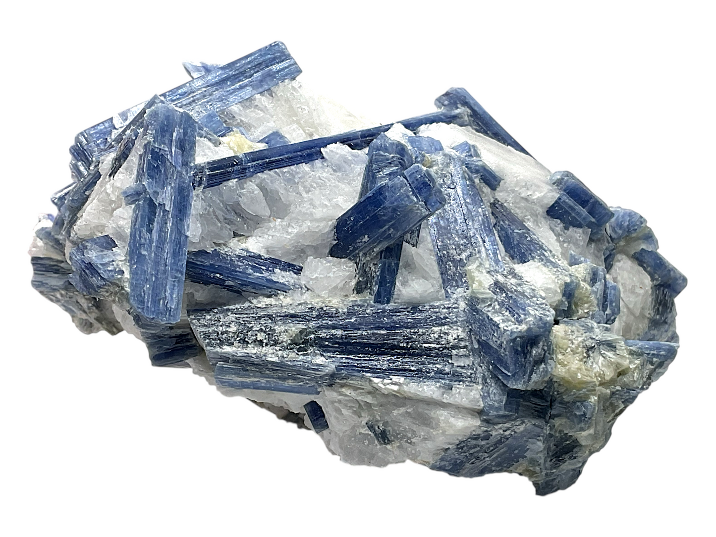 Kyanit Rohstein I Cyanit I Disthen I 721gr. I 13x9x7 cm I Blickfang I Unikat-Masterpiece 1673 I Sammlerstück I steht für Selbstüberwindung I Brasilien