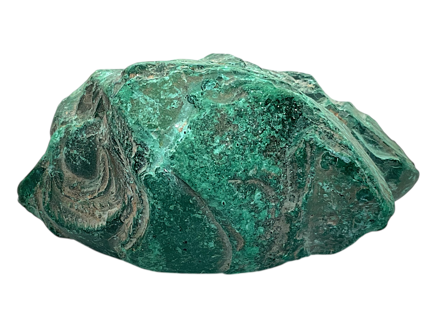 Malachit Rohstein I Edelstein I 224gr. I 7x5x4cm I Sammlerstück I Unikat-Masterpiece 1675 I Afrika-Kongo