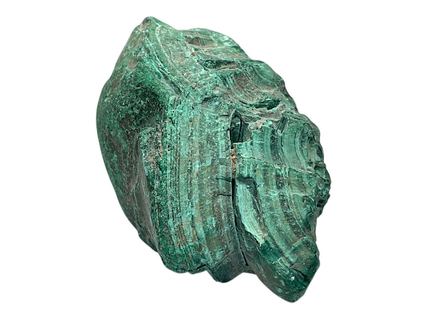 Malachit Rohstein I Edelstein I 224gr. I 7x5x4cm I Sammlerstück I Unikat-Masterpiece 1675 I Afrika-Kongo