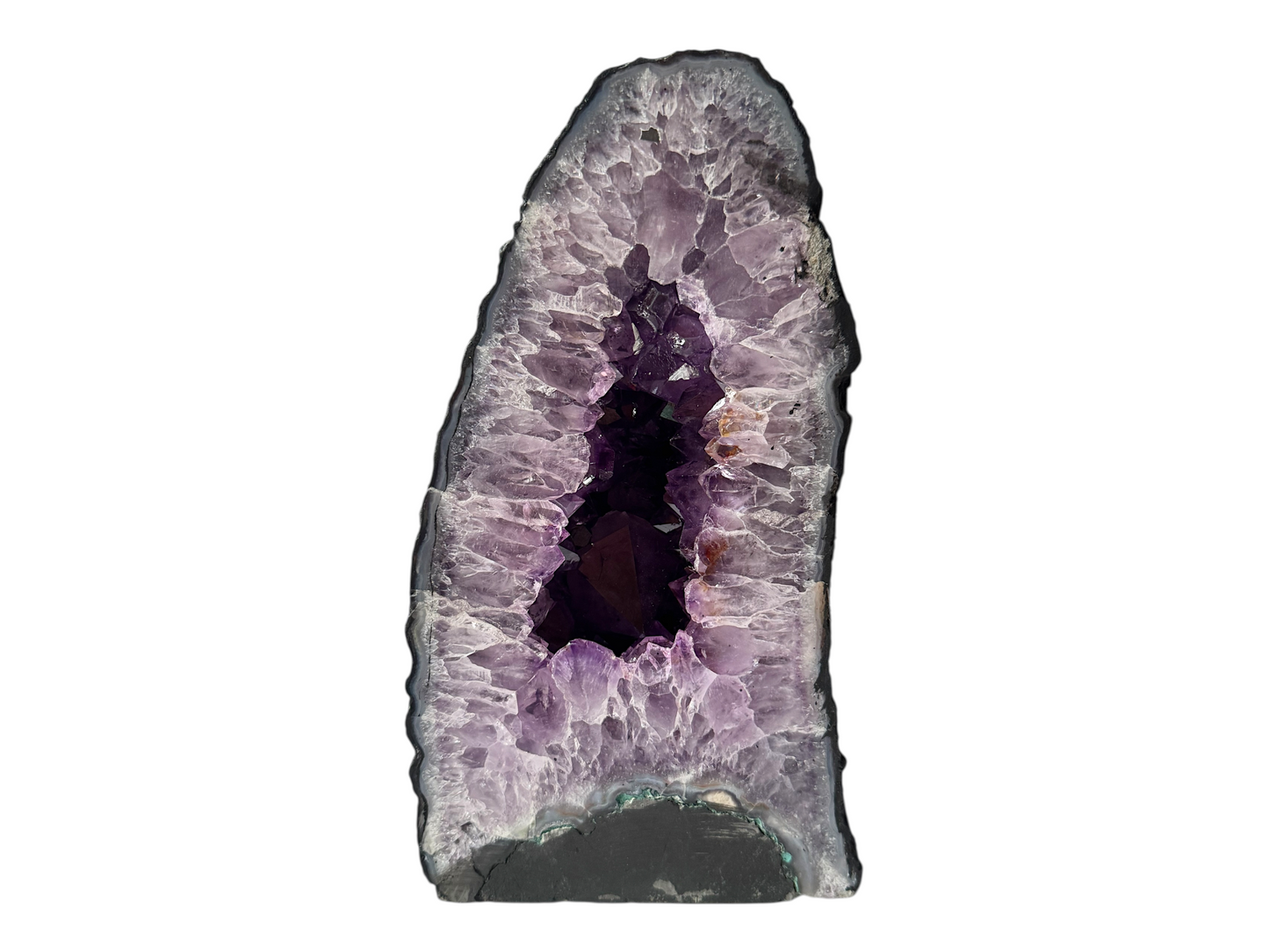 Amethyst Druse mit phantastischen Kristallen I 6,40 KG I 15x11x28cm I Blickfang I Sammlerstück I Unikat-Masterpiece 1472 I Brasilien
