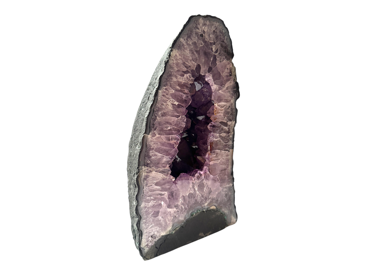 Amethyst Druse mit phantastischen Kristallen I 6,40 KG I 15x11x28cm I Blickfang I Sammlerstück I Unikat-Masterpiece 1472 I Brasilien