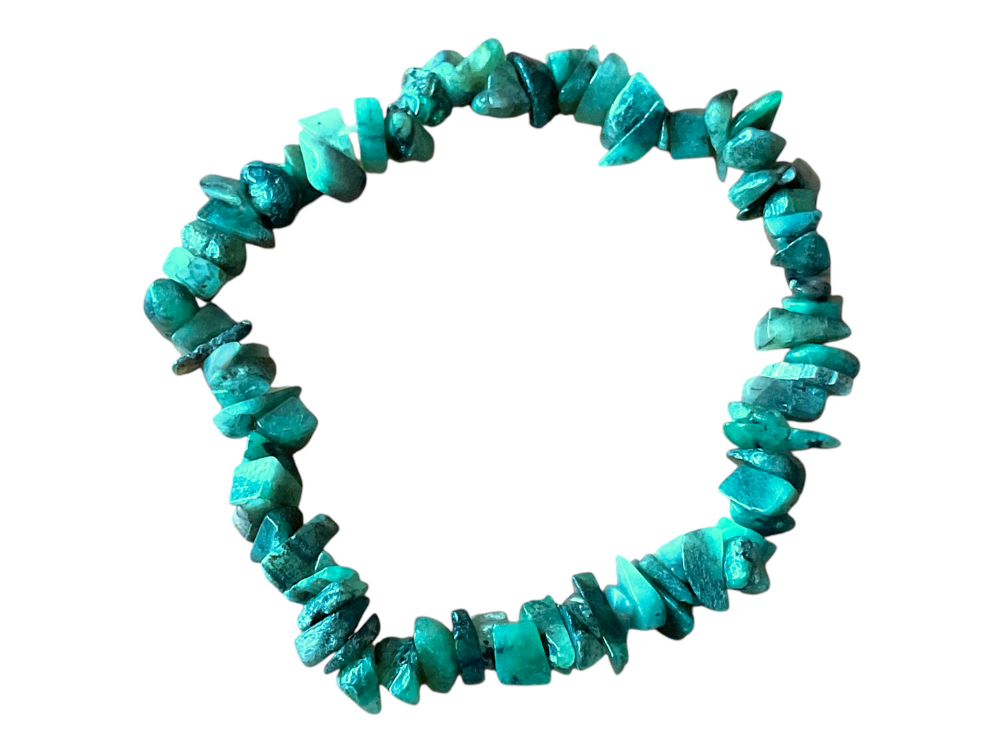 Echtes Smaragd Splitteramband I Stein der Liebe, Harmonie und Erneuerung I 18 cm I Handmade I Brasilien