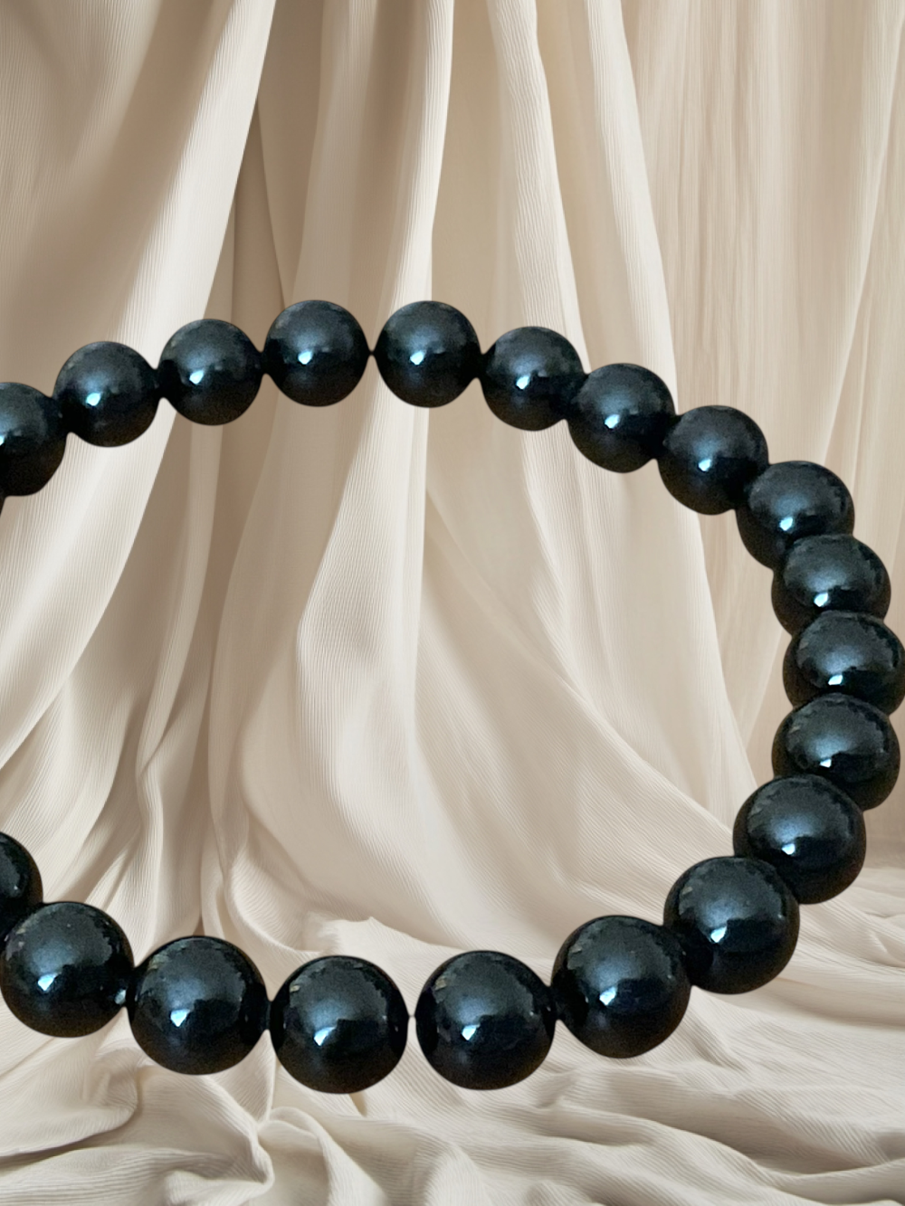 Turmalin (Schörl) Perlenarmband I 8mm I 20,5cm I starker Schutzstein I handgefertigt I elastisch I AAA-Qualität I Geschenkverpackung I Brasilien