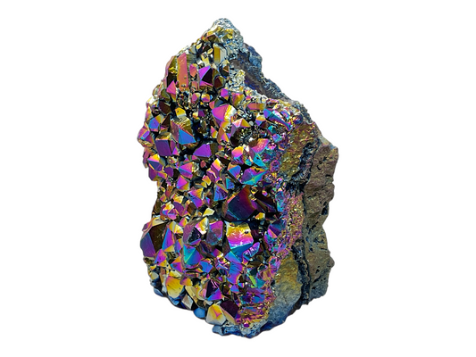 Bergkristall Aura Stufe I Aqua Aura I Quarz Aura I 433gr. I 10x7x5cm I Unikat-Masterpiece 1612 I Sammlerstück I Brasilien