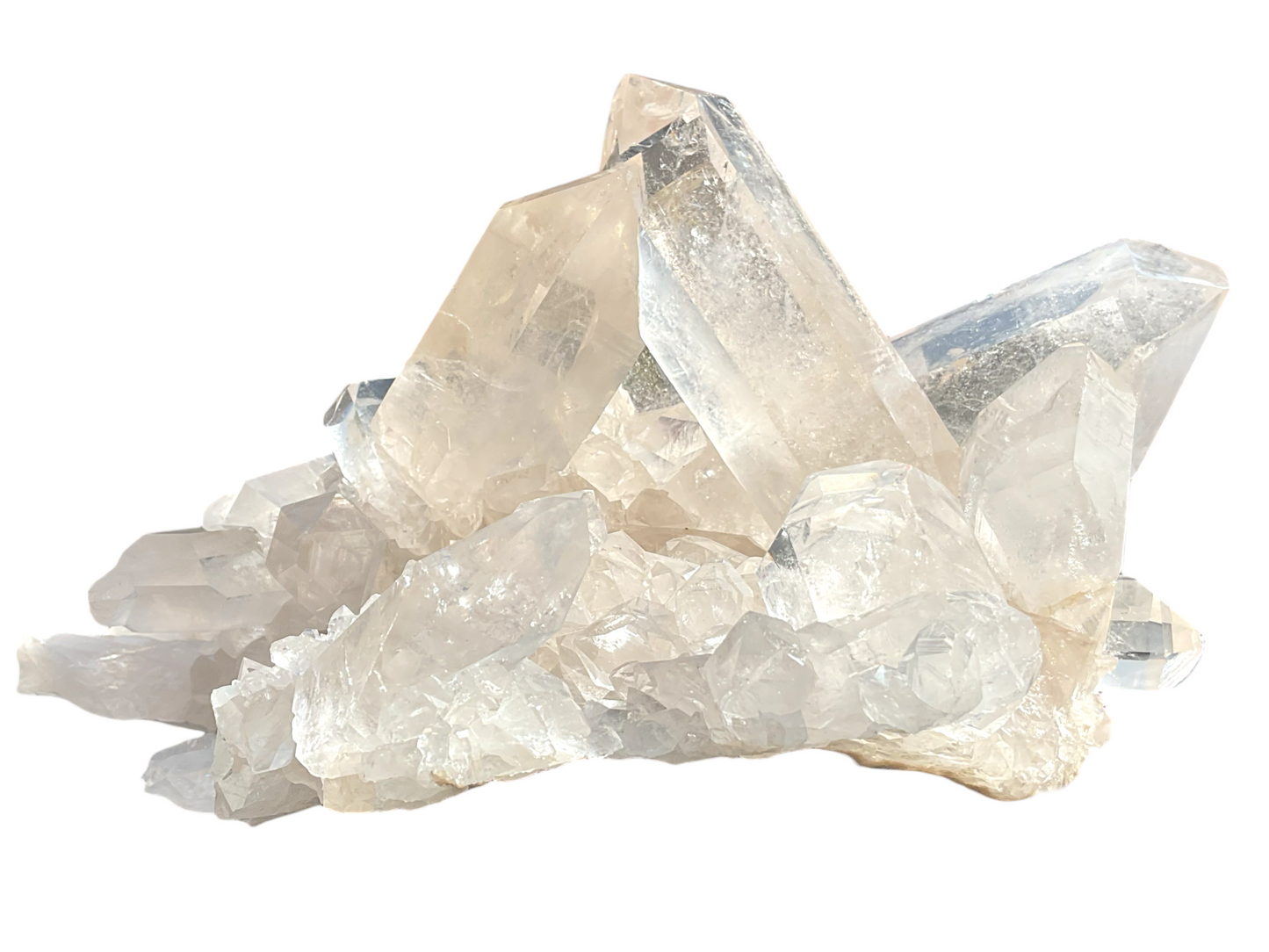 XXL Bergkristall Cluster I Stufe I Edelstein I Heilstein I 6,5 kg I 29x25x18cm I Unikat-Masterpiece 1678 I Sammlerstück I Museumsstück I Brasilien