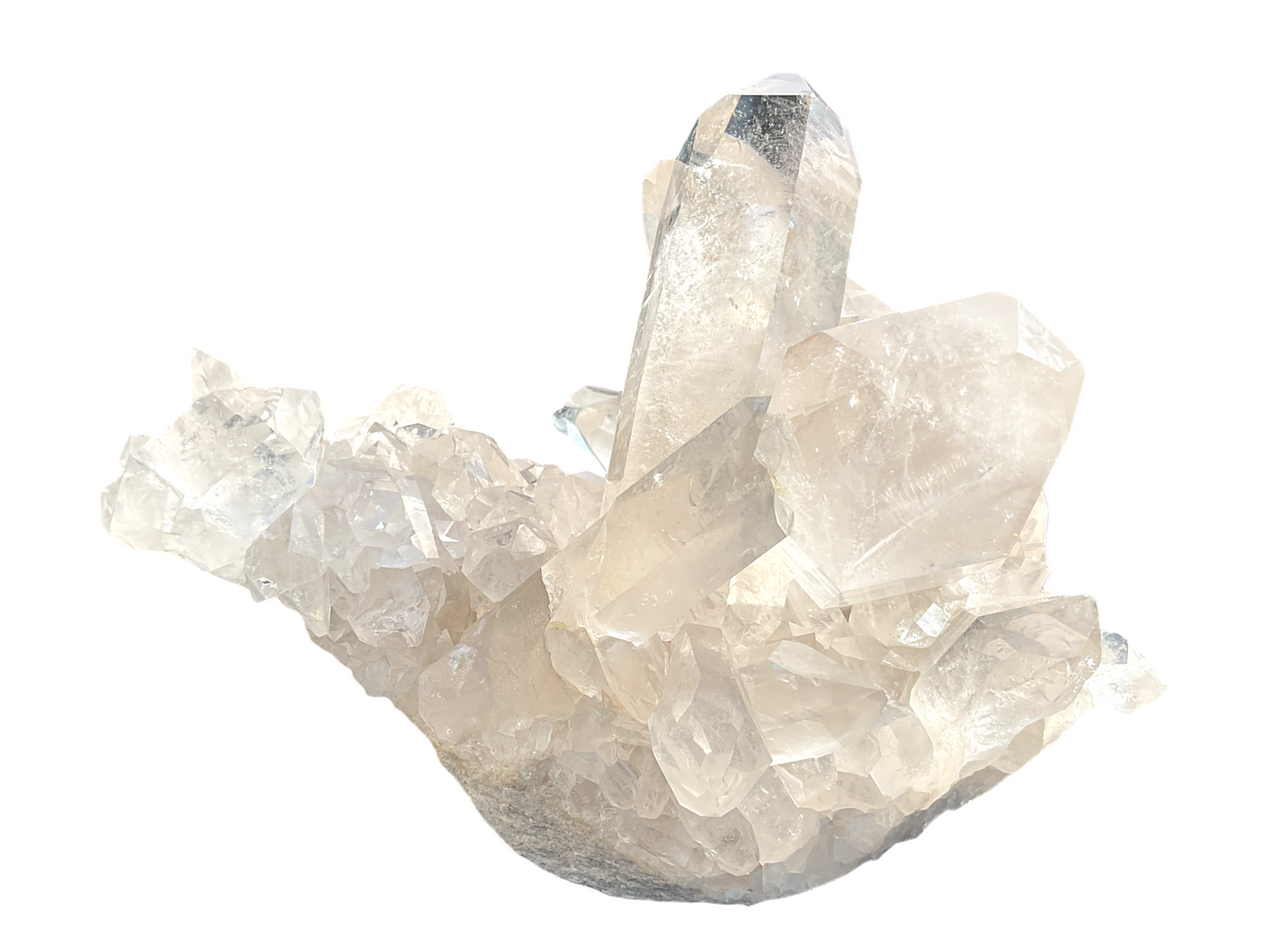 XXL Bergkristall Cluster I Stufe I Edelstein I Heilstein I 6,5 kg I 29x25x18cm I Unikat-Masterpiece 1678 I Sammlerstück I Museumsstück I Brasilien