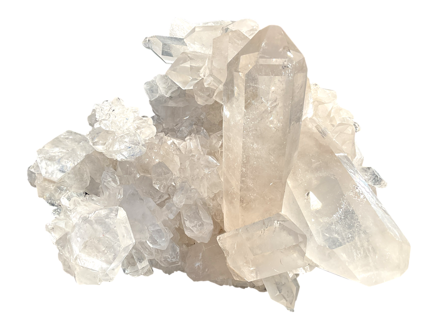 XXL Bergkristall Cluster I Stufe I Edelstein I Heilstein I 6,5 kg I 29x25x18cm I Unikat-Masterpiece 1678 I Sammlerstück I Museumsstück I Brasilien