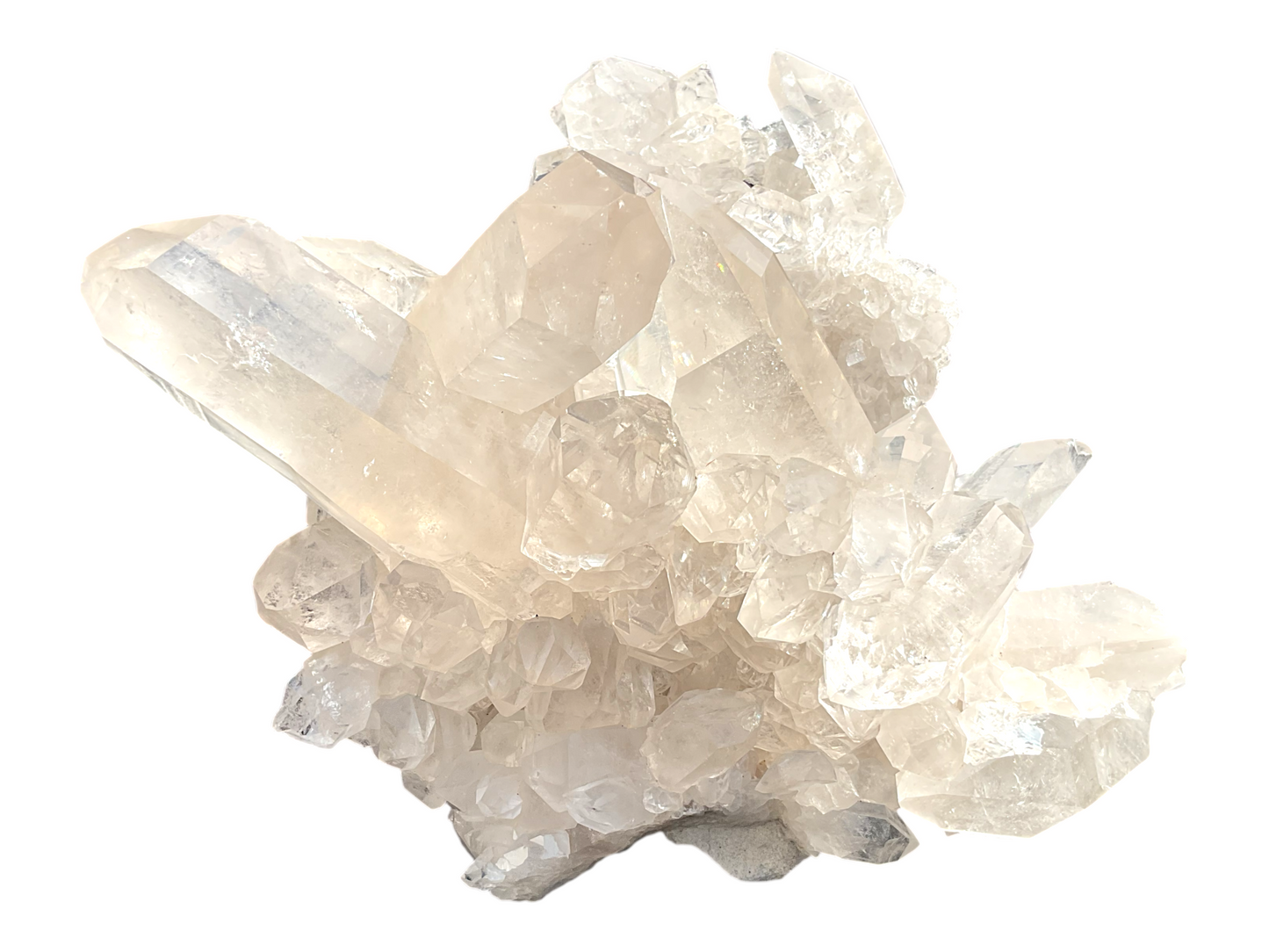 XXL Bergkristall Cluster I Stufe I Edelstein I Heilstein I 6,5 kg I 29x25x18cm I Unikat-Masterpiece 1678 I Sammlerstück I Museumsstück I Brasilien