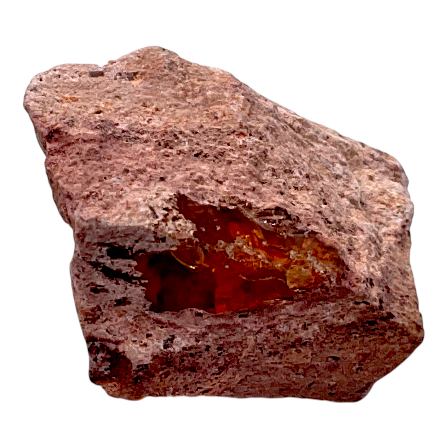 Feueropal Edelstein Rohstein I Mexican Fire Opal I 16gr. I 35x25x20mm I Unikat-Masterpiece 1584 I Sammlerstück I Mexiko