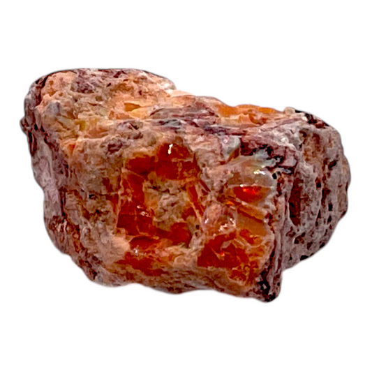 Feueropal Edelstein I Rohstein I Edelopal I Mexican Fire Opal I 8gr. I 30x20x10mm I Unikat-Masterpiece 1670 I Sammlerstück I Mexiko