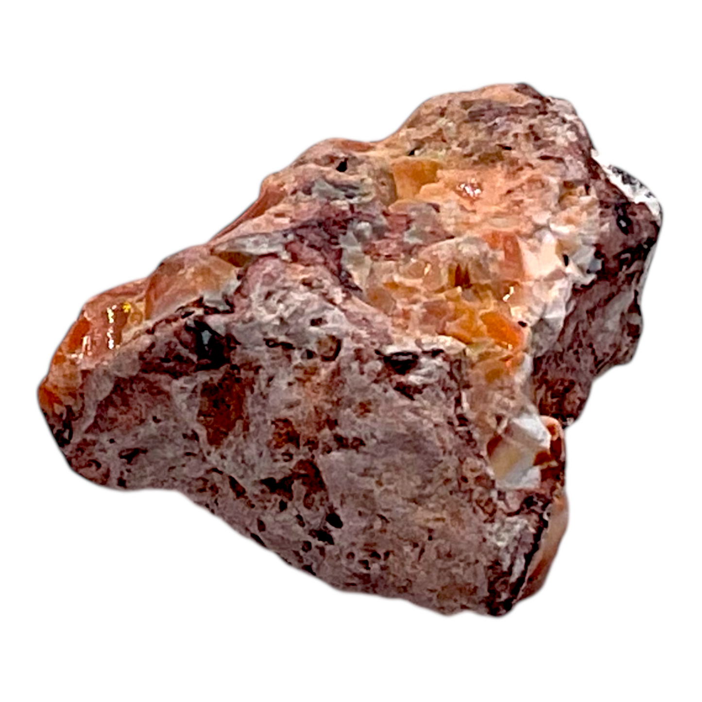 Feueropal Edelstein I Rohstein I Edelopal I Mexican Fire Opal I 8gr. I 30x20x10mm I Unikat-Masterpiece 1670 I Sammlerstück I Mexiko