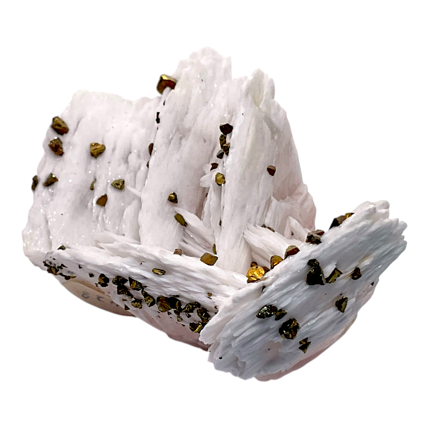 Baryt mit Kupferkies Kristall I Edelstein I 167gr. I 7x5x4cm I Sammlerstück I Unikat-Masterpiece Nr. S3033 I Dreislar-Schwerspatgrube