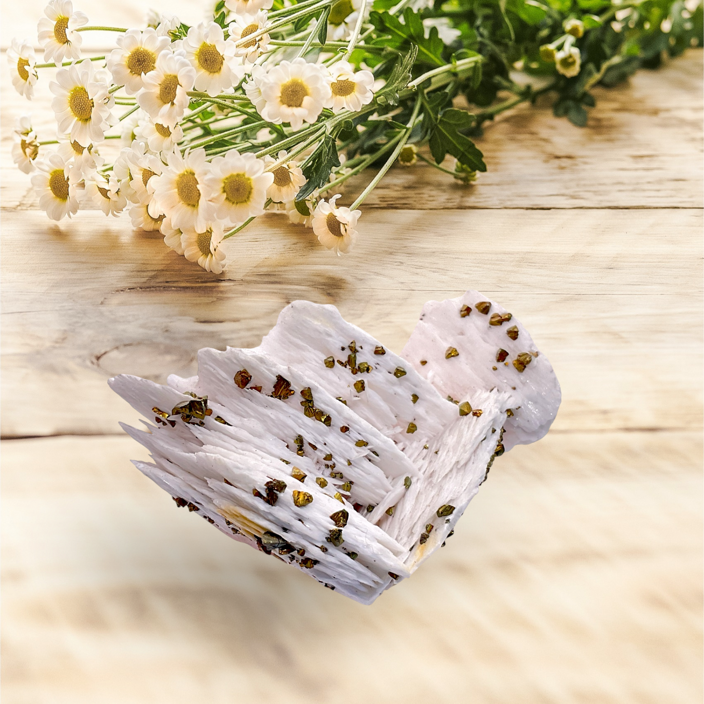 Baryt mit Kupferkies Kristall I Edelstein I 167gr. I 7x5x4cm I Sammlerstück I Unikat-Masterpiece Nr. S3033 I Dreislar-Schwerspatgrube