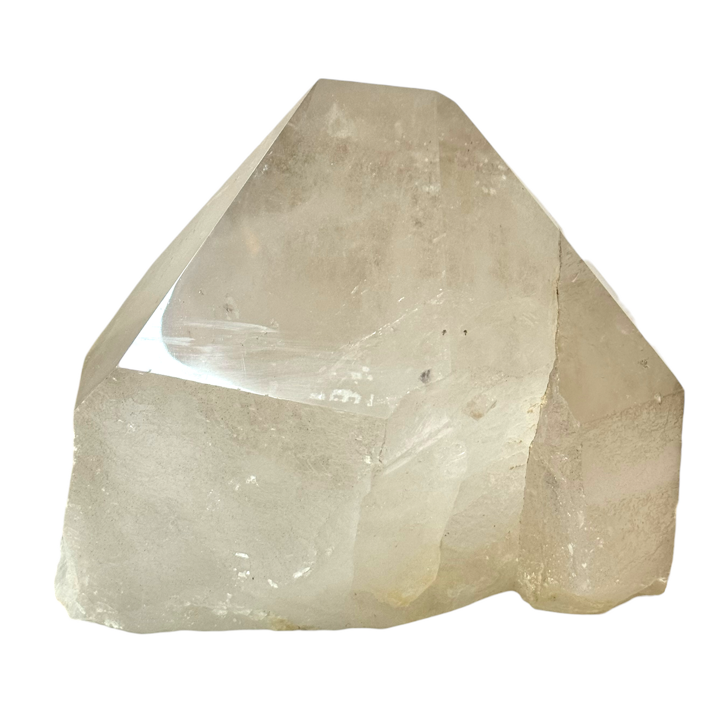 XXL Bergkristall Naturspitze I Cluster I Edelstein I Heilstein I 5,1 kg I 20x12x18cm I Unikat-Masterpiece 1682 I Sammlerstück I Museumsstück I Brasilien