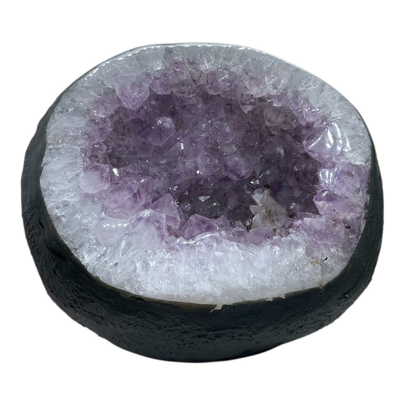 Amethyst Druse I Minidruse I 2353gr. I 14x12x13cm I Blickfang I Highlight für jeden Raum I Unikat-Masterpiece 1479 I AAA-Qualität I Brasilien