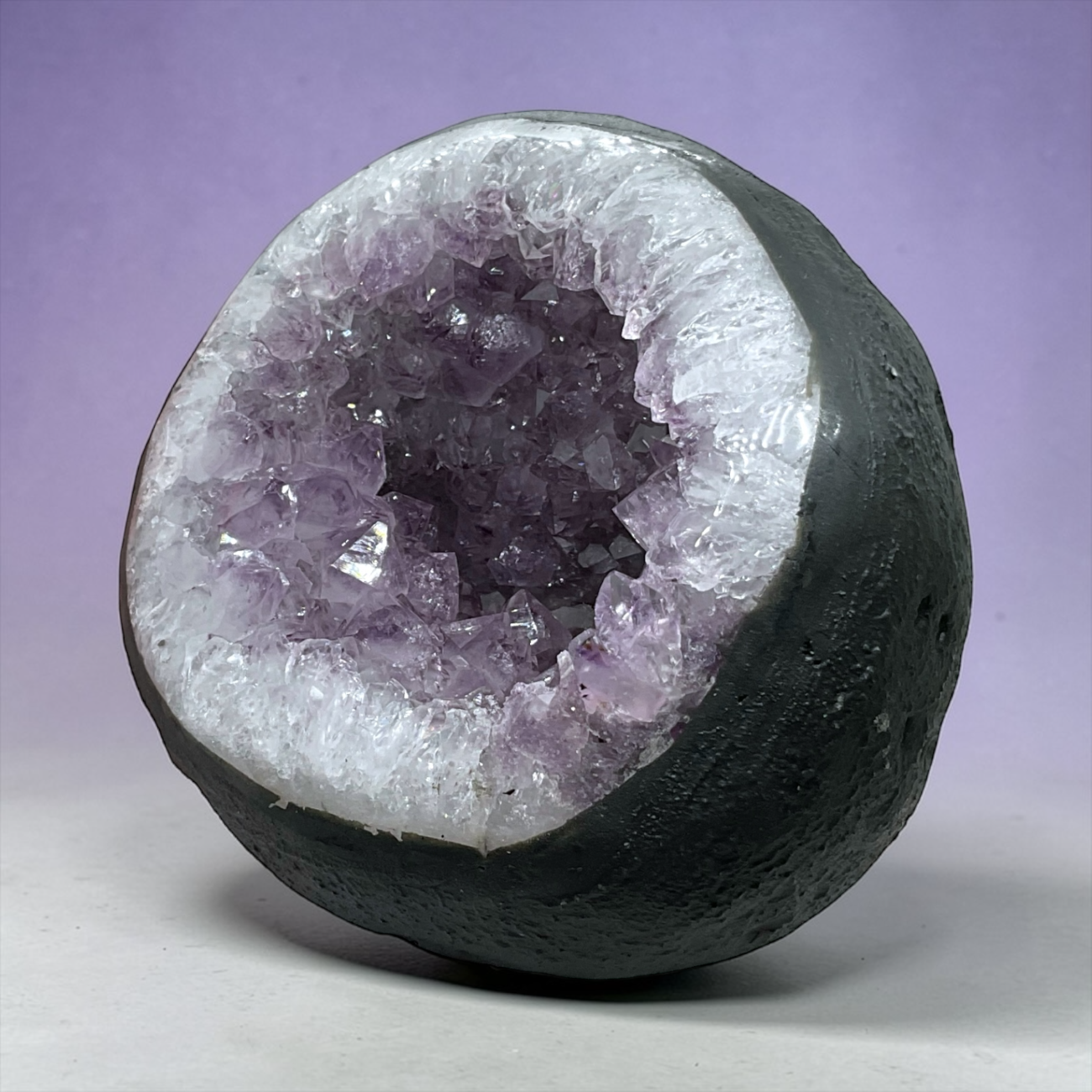 Amethyst Druse I Minidruse I 2353gr. I 14x12x13cm I Blickfang I Highlight für jeden Raum I Unikat-Masterpiece 1479 I AAA-Qualität I Brasilien
