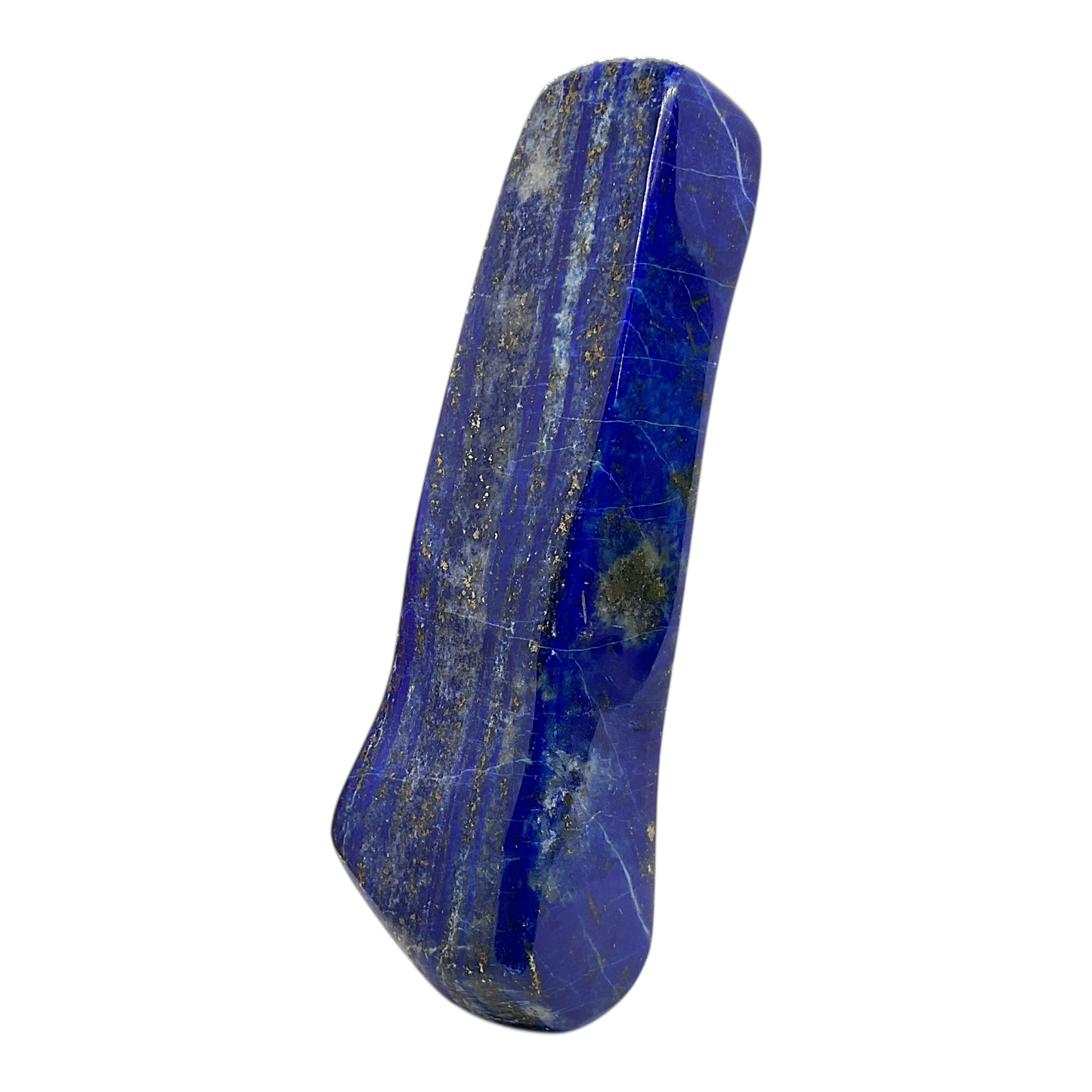 Lapislazuli Freeform I Edelstein I Heilstein I 342gr. I 4x3x11cm I Unikat-Masterpiece 1684 I AAA-Qualität I Sammlerstück I Museumsstück I Pakistan