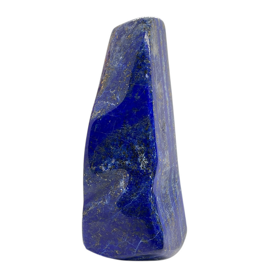 Lapislazuli Freeform I Edelstein I Heilstein I 342gr. I 4x3x11cm I Unikat-Masterpiece 1684 I AAA-Qualität I Sammlerstück I Museumsstück I Pakistan
